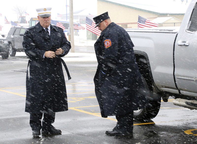 Hundreds gather to pay final respects to Clinton firefighter